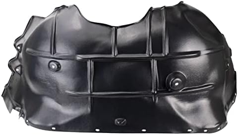 TRQ Front Left Inner Fender Liner Black Drivers Side