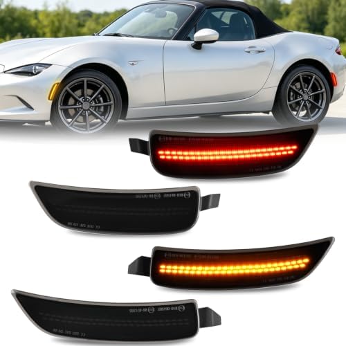 Nilight Fender Side Marker Lights 4PCS for 2016-2025 Mazda MX-5 Miata ND