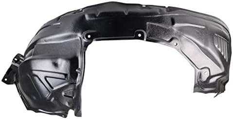 TRQ Front Left Inner Fender Liner Black Drivers Side