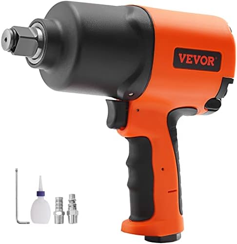 VEVOR Air Impact Wrench, 3/4-Inch Drive Air Impact Gun, Up to 1870ft-lbs Nut-busting Torque, Composite Pneumatic Impact Wrench for Auto Repairs and Maintenance Heavy Duty by VEVOR