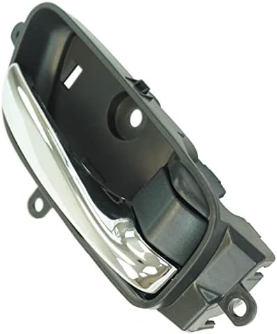 TRQ Passenger Side Interior Door Handle Chrome & Black