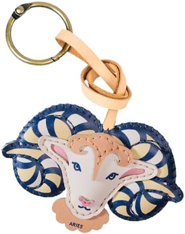 Zodiac Horoscope Bag Charm - Unique Purse Charm Keychain for Backpacks