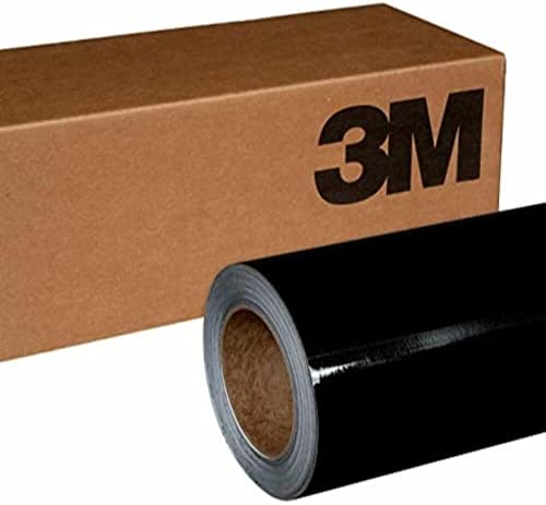 3M 1080 G212 Gloss Black Metallic 5ft x 1ft (5 Sq/ft) Car Wrap Vinyl Film