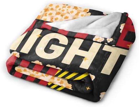 Socira Movie Blanket Movie Room Decor Cinema Posters Blanket Christmas Birthday Valentines Day Acting Gifts for Actor Director Popcorn Throws 50"X40" Small - Image 5