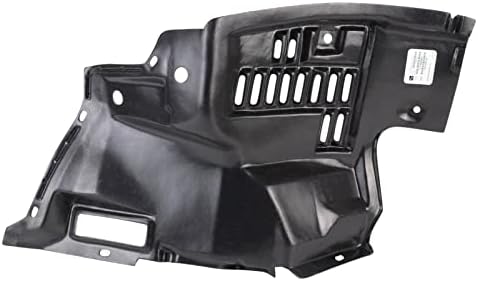 TRQ Front Left Forward Inner Fender Liner Black Drivers Side