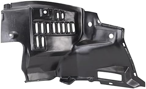 TRQ Front Left Forward Inner Fender Liner Black Drivers Side
