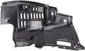 TRQ Front Left Forward Inner Fender Liner Black Drivers Side