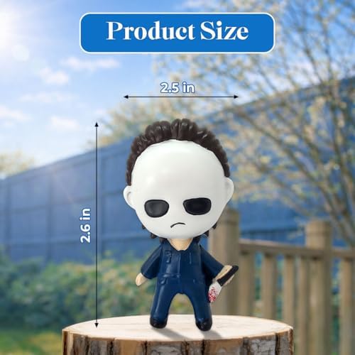 GENANY 3D Resin Horror Car Air Freshener Vent Clip, Hand Painted Halloween