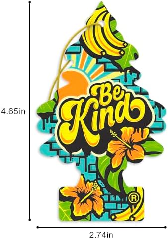 LITTLE TREES Car Air Freshener, 4 Count (Pack of 6), Be Kind
