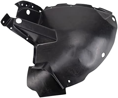 TRQ Front Right Forward Inner Fender Liner Black Passenger Side