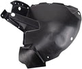 TRQ Front Right Forward Inner Fender Liner Black Passenger Side