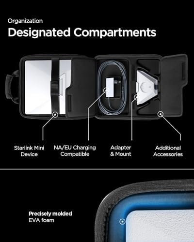 Spigen EVA Hard Shell Carrying Case for Starlink Mini