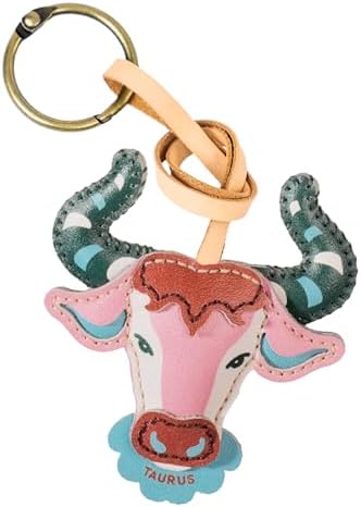Zodiac Horoscope Bag Charm - Unique Purse Charm Keychain for Backpacks