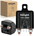Nilight 12V 200A 4 Pin SPST Starter Relay Heavy Duty Switch for Car RV