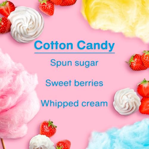 LITTLE TREES Car Air Freshener, 4 Count (Pack of 6), Cotton Candy