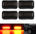 Nilight Fender Side Marker Light Smoke Lens Fits 2015-2022 Chevy GMC