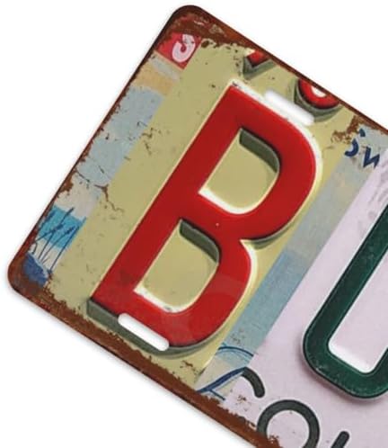 Boo Front License Plate 6" * 12" for Women