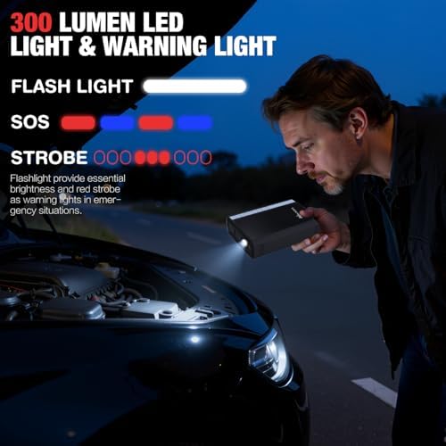 Nilight Jump Starter with Air Compressor 3500A 150PSI