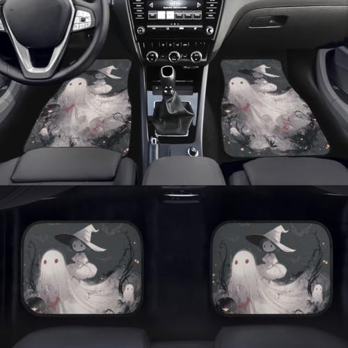 Halloween Floor Mats for Cars 4 Pcs