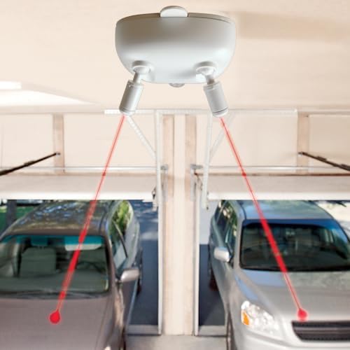 MAXSA 37313 Park Right Dual Laser Garage Parking Guide, White for 2 Cars - Image 5