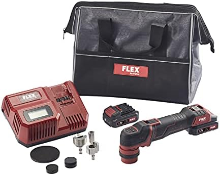 FLEX PXE 80 12.0-EC set USA 12V Cordless Multi-Polisher-Set, Includes Two 2.5Ah Batteries, One Charger & Soft Bag by Unknown