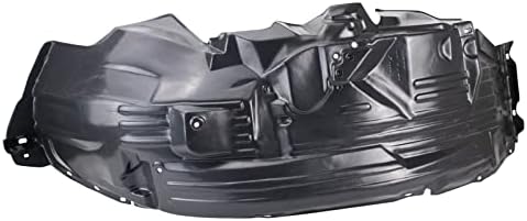 TRQ Front Right Inner Fender Liner Black Passenger Side