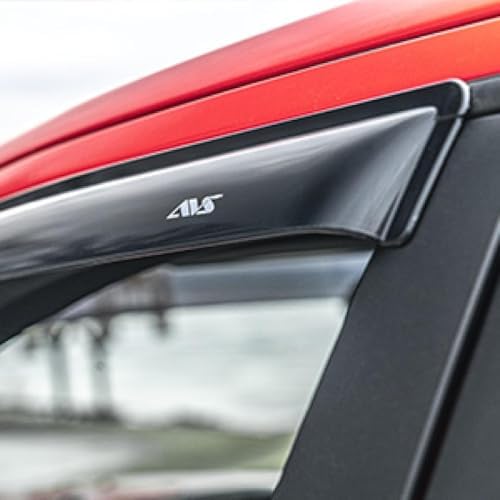 Auto Ventshade [AVS] Outside Mount Rain Guards For 2016 - 2023 Toyota Tacoma ACCESS CAB ONLY | Window Vent Visors, 2 pcs. - Smoke | 92430AVS