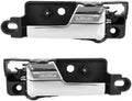 TRQ Metal Reinforced Left & Right Interior Door Handle Set Rear Driver