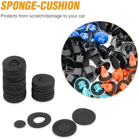 GOOACC 180PCS Car Bumper Retainer Clips Bumper Fender Liner Kit for Lexus Toyota 4Runner Tacoma RAV4 Scion 75495-35010 75397-35010 90189-06065 90189-06013 90189-06028 90467-07201 90467-10188 - Image 4