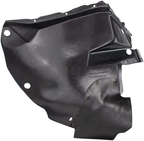TRQ Front Right Forward Inner Fender Liner Black Passenger Side