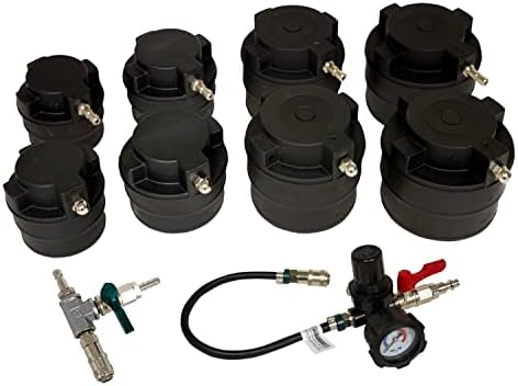 Lisle 69930 10 Pc. Hd Turbo Air System Test Kit with Smoke Adapter by Lisle