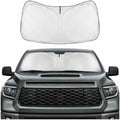Motor Trend Windshield Sun Shade for Toyota Tundra - Tundra Accessories 2007-2021 - Custom Fit Sun Shade for Car Windshield - Automotive Toyota Truck Window Sunshade Cover for Interior Protection