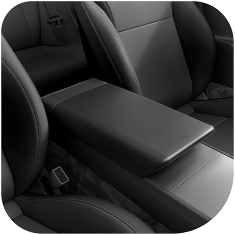 Spigen Armrest Cover for Tesla Model Y Juniper & YL & 3 Highland - Black