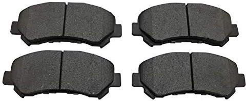 TRQ Front Brake Pads Ceramic Hardware Wear Sensor