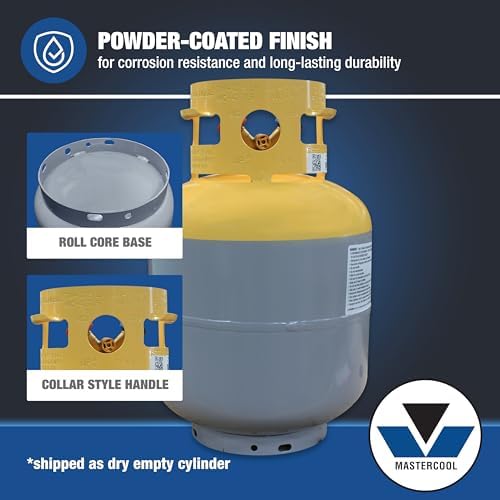 Mastercool 63010 50 lb Refrigerant Recovery Cylinder - Image 4