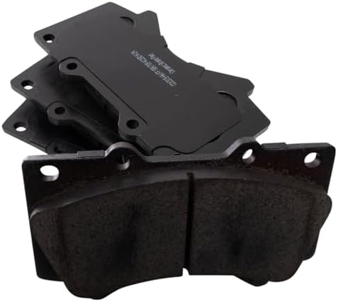 TRQ Front Brake Pads Ceramic Hardware Wear Sensor