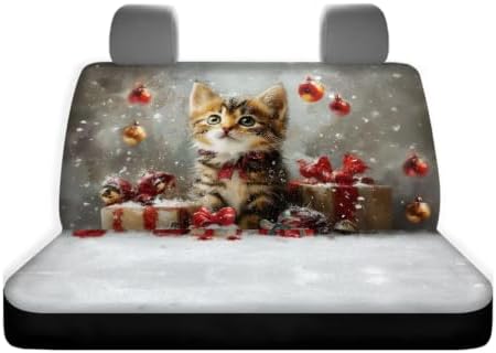 Cat Cars Backseat Covers,Seat Cushion for Rear Seat Non-Slip Car Seat Covers,Auto Car Vehicle Long Rear Bench Seat Cover Protective Cushion Mat