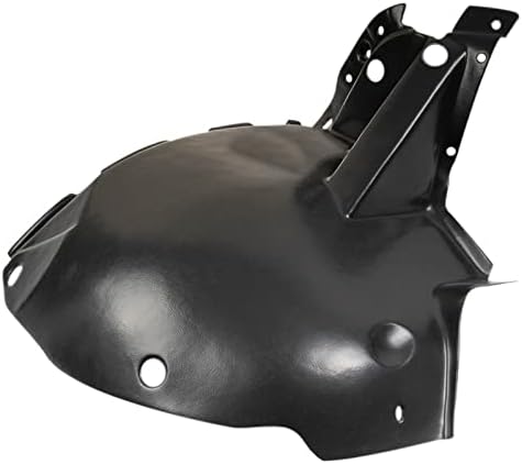 TRQ Front Left Forward Inner Fender Liner Black Drivers Side