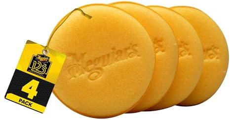 Meguiar's 4" Foam Applicator Pads, 4 Pack by Meguiars