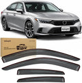 Nilight Tape-On Rain Guards for Honda Civic Sedan 2022-2026, 4PCS
