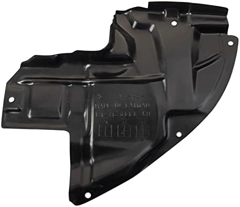 TRQ Front Left Inner Fender Liner Black Drivers Side