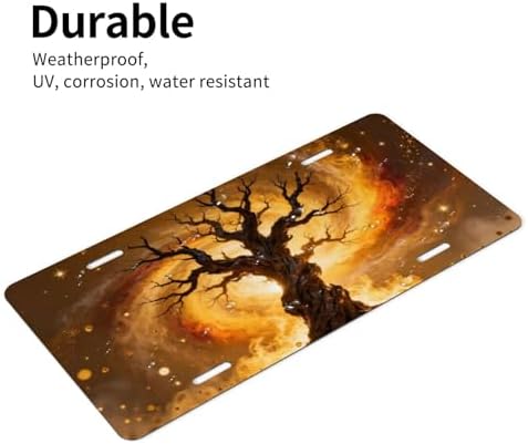Galaxy Tree of Life Front License Plate 6" * 12" for Women