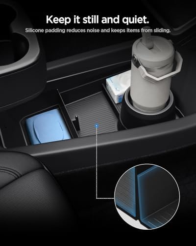 Spigen Lower Center Storage Organizer for Tesla Model Y Standard 2026