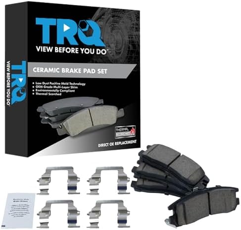 TRQ Rear Ceramic Brake Pad Kit
