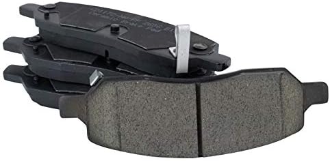 TRQ Rear Brake Pads Ceramic Hardware Wear Sensor
