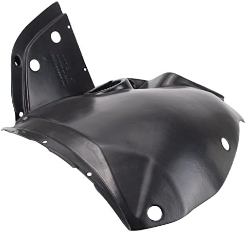 TRQ Front Left Forward Inner Fender Liner Black Drivers Side