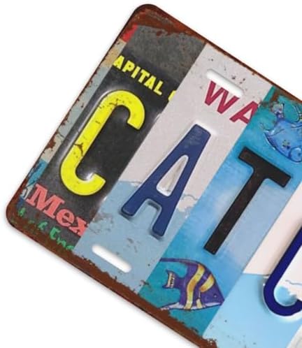 Cat Cave Front License Plate 6" * 12" for Women