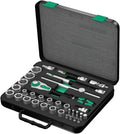 Wera 8100 SC 2-1/2-Inch 1/2-Inch Dr. Set 2, Multi-Color, Alloy Steel by Wera