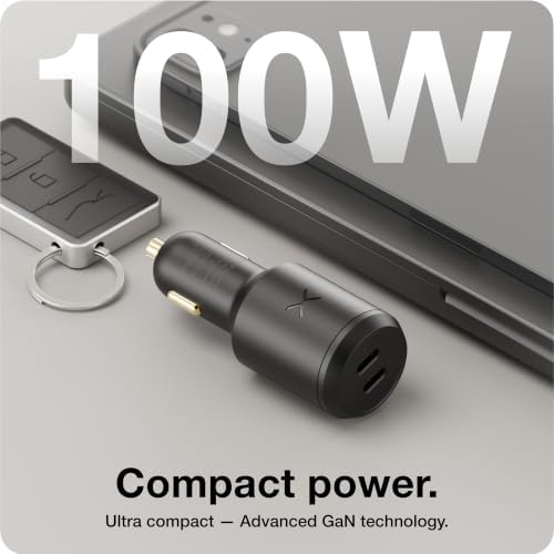 NOCO XGrid XV100 100W 2-Port USB-C Fast Charging Car Charger