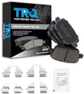 TRQ Rear Brake Pads Ceramic Hardware